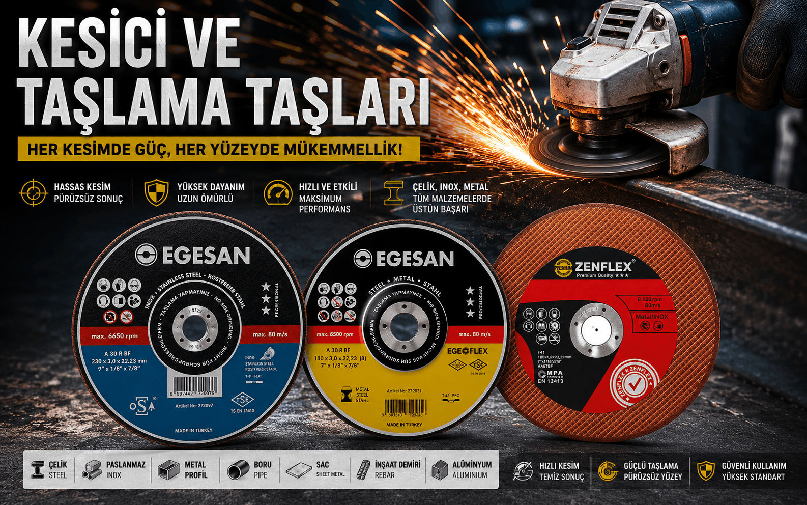 Kesici ve Taşlama Taşları Nedir? Çeşitleri, Kullanım Alanları ve Doğru Taş Seçimi Rehberi