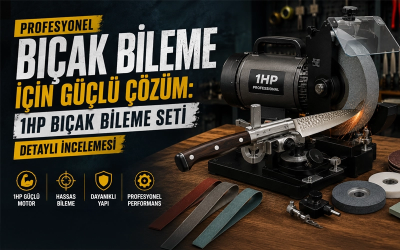 Profesyonel Bıçak Bileme İçin Güçlü Çözüm: 1HP Bıçak Bileme Seti Detaylı İncelemesi