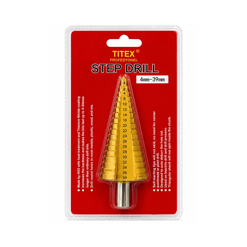 TITEX Profesyonel Step Drill (Kademeli Matkap Ucu) 4–39 mm