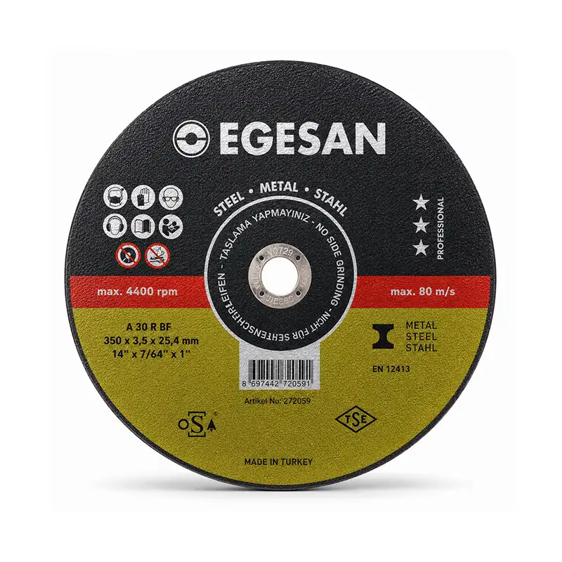 EGESAN 350x3.5x25.4 Sabit Tezgah Metal Kesme Taşı