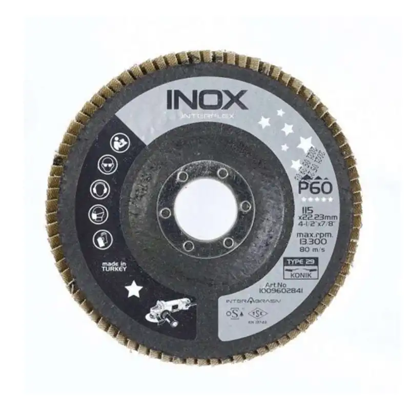 İnterflex  ZC757X Zirkonyum Flap Disk Zımpara