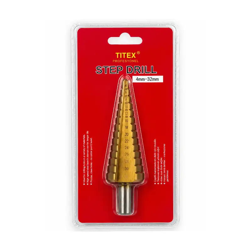 TITEX Profesyonel Step Drill (Kademeli Matkap Ucu) 4–32 mm