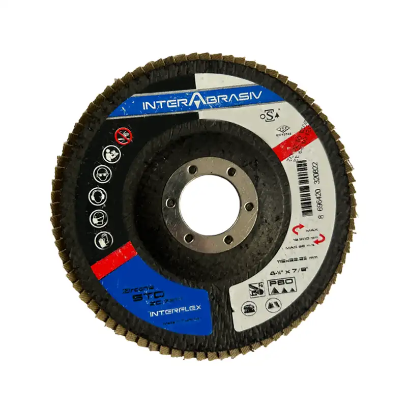 İnterflex ZC421X Zirkonyum Flap Disk Zımpara 80 Kum