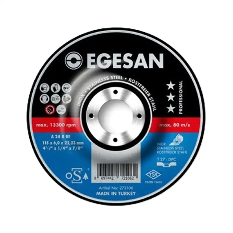 EGESAN 115 x 6,0 x 22,23 Metal Taşlama Taşı