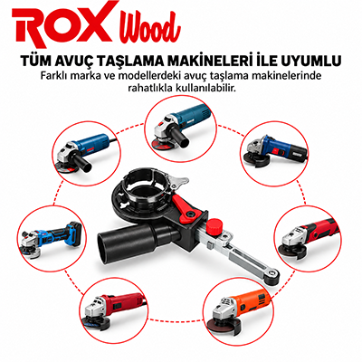 Avuç Taşlama Için Eğe Zımpara Aparatı 153ROX0030
