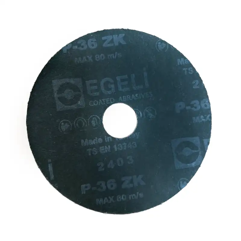 Egeli Fiber Disk Zımpara Zirkonyum 115mm