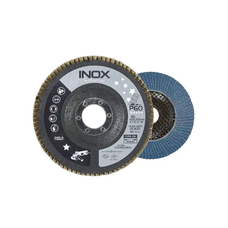İnterflex  ZC757X Zirkonyum Flap Disk Zımpara