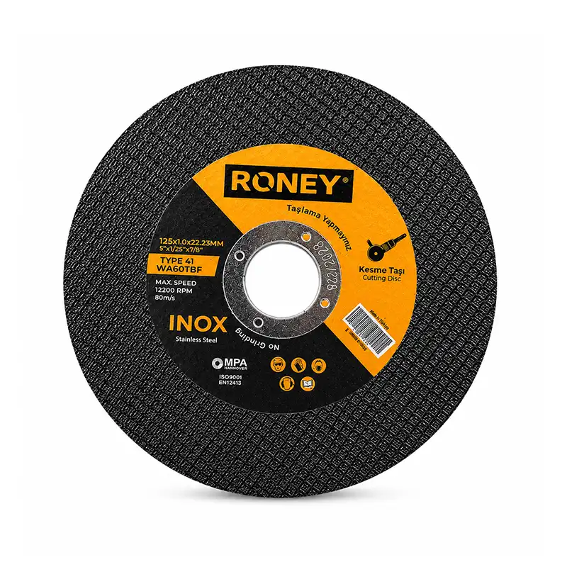 Roney 125*1 Inox Kesici Taş 1000 Adet+HEDİYE GRM1012