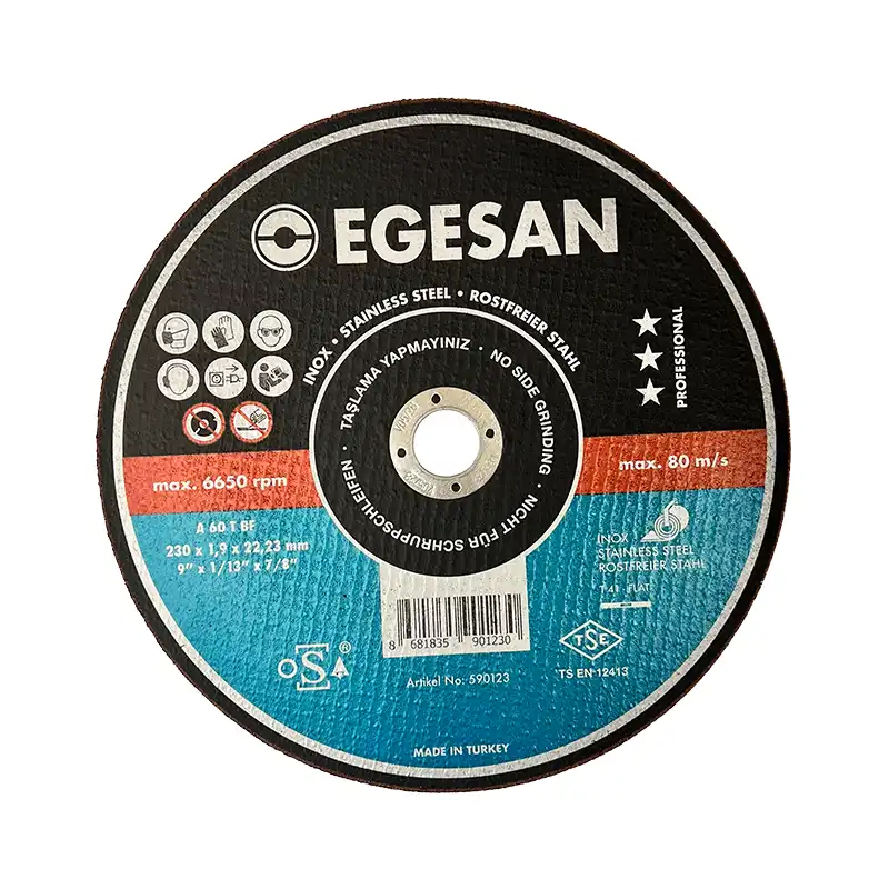 EGESAN 230 x 1,9 x 22,23 Inoks Kesici Taş
