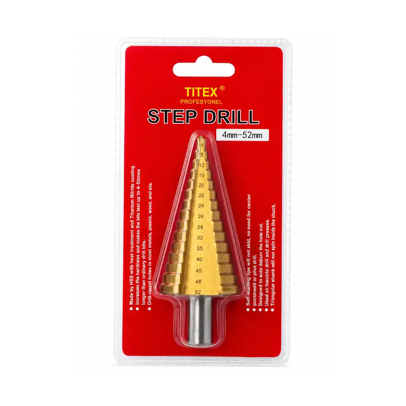 TITEX Profesyonel Step Drill (Kademeli Matkap Ucu) 4–52 mm